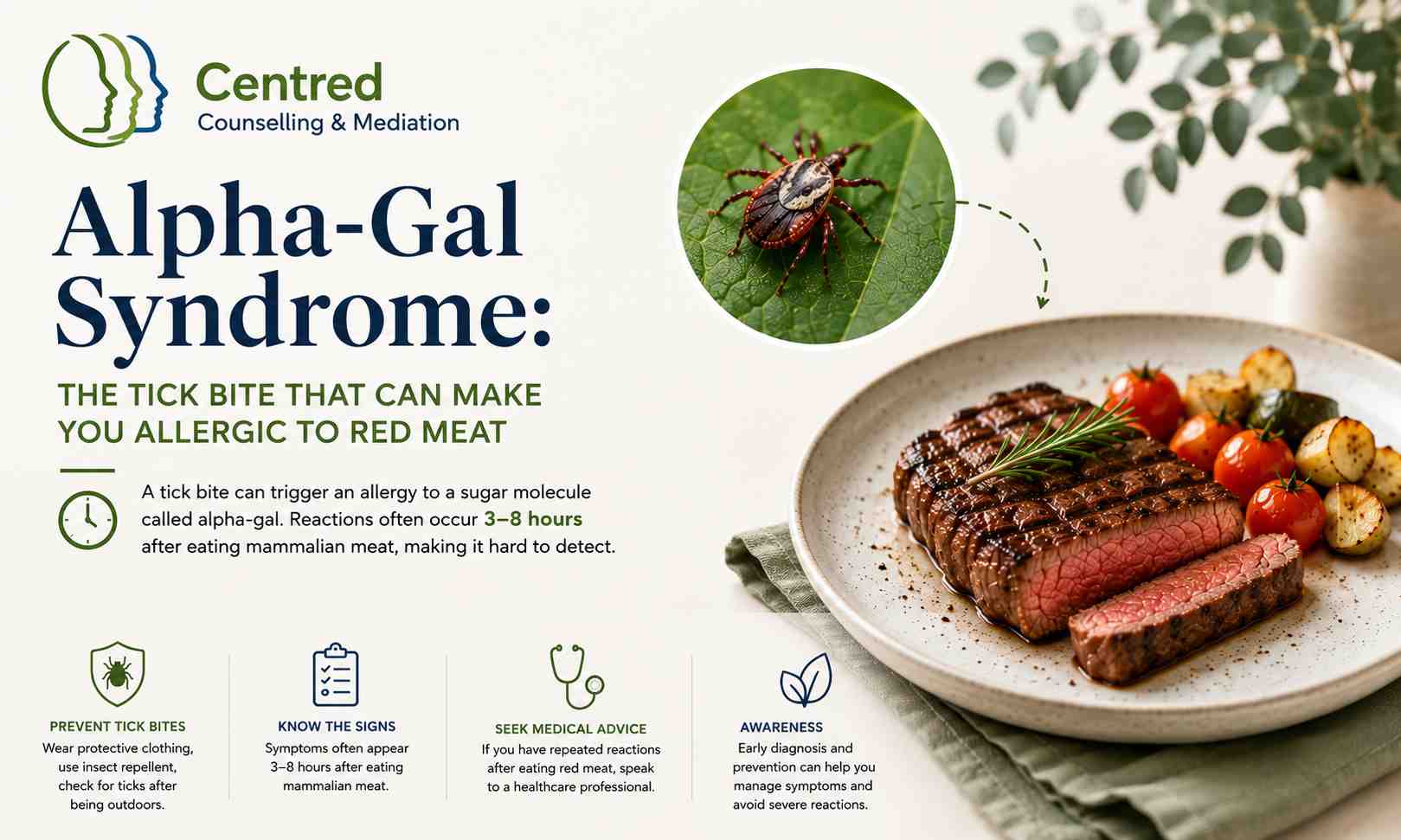 Alpha-Gal Syndrome: Red Meat Allergy from Ticks